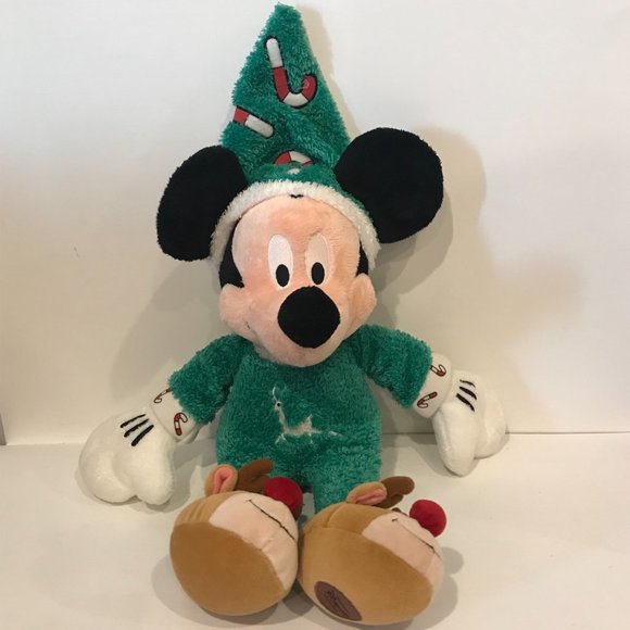 Disney Store Exclusive Mickey and Minnie Mouse Christmas Plush - Picture 8 of 11